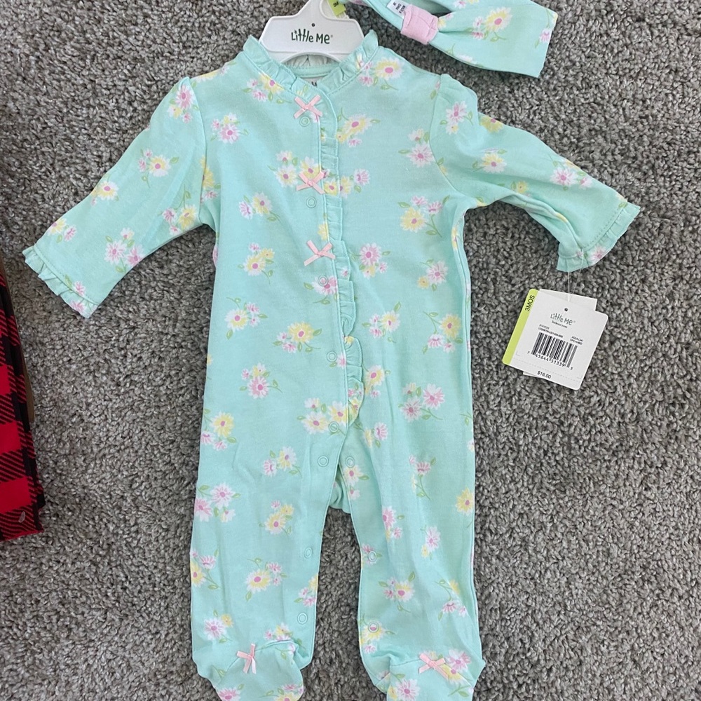 Brand new footed onesie pajamas with tag!